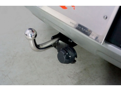 Фаркоп оцинкованный, шар A нержавеющий ТСС для Toyota RAV4 2013-2019