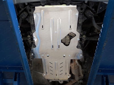 Защиты комплект алюминий 4 мм картера и КПП для Land Rover Discovery 5 № ZKTCC00314