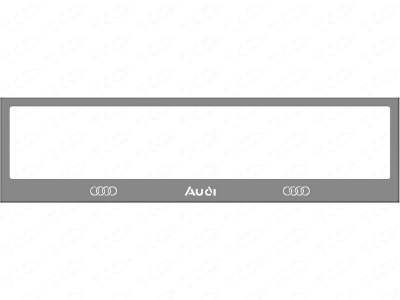 Рамка номерного знака комплект ТСС для Audi Любые