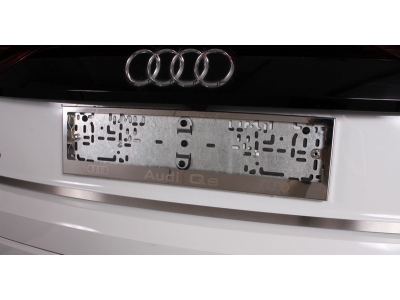 Рамка номерного знака для Audi Q8 № AUDIQ8-03RN-1