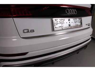 Накладка на заднюю дверь лист шлифованный  ТСС для Audi Q8 2018-2021