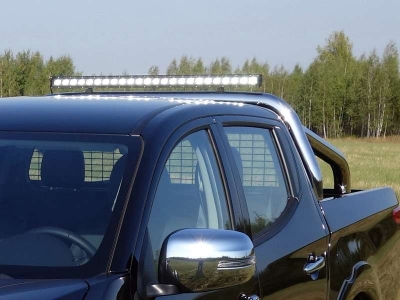 Защита кузова и заднего стекла для крышки со светодиодной фарой 76 мм ТСС для Fiat Fullback 2016-2021