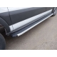Порог алюминиевый ТСС с накладкой правый 2220 мм для Ford Transit 2014-2021