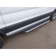 Порог алюминиевый ТСС с накладкой правый 1720 мм для Ford Transit 2014-2021