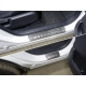Накладки на пороги лист шлифованный надпись Honda CR-V 4 шт ТСС для Honda CR-V 2017-2021