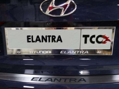 Рамка номерного знака комплект ТСС для Hyundai Elantra Любые