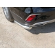 Защита задняя уголки 60 мм ТСС для Hyundai Santa Fe Grand 2016-2021