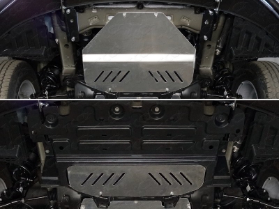 Защита картера алюминий 4 мм ТСС для Hyundai H-1 Starex 2019-2021
