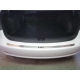 Накладка на задний бампер надпись i40 шлифованный лист ТСС для Hyundai i40 2011-2019