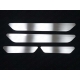 Накладки на пороги шлифованный лист ТСС для Jaguar XE 2015-2021