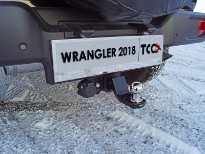 ТСУ Фаркоп ТСС оцинкованный, шар E для Jeep Wrangler 5D 2018-2021
