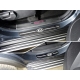 Накладки на пороги зеркальный лист лого Kia 4 штуки ТСС для Kia Sorento 2012-2020