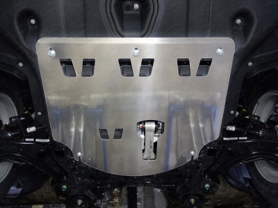 Защита картера ТСС алюминий 4 мм для Hyundai Tucson/Kia Sportage № ZKTCC00171