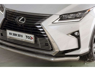 Защита переднего бампера 60 мм ТСС для Lexus RX-200t/350/450h 2015-2021