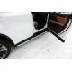 Пороги алюминиевые ТСС с накладкой для Lexus RX-200t/350/450h 2015-2021