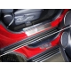 Накладки на пороги лист шлифованный 4шт ТСС для Lexus NX 2017-2021