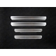 Накладки на пороги лист шлифованный с полосой 4 шт ТСС для Mazda CX-9 2017-2021