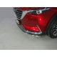 Накладка решетки радиатора нижняя 16 мм ТСС для Mazda CX-9 2017-2021