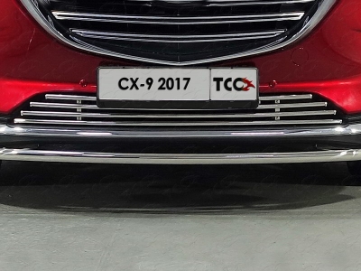 Накладка решетки радиатора нижняя 16 мм для Mazda CX-9 № MAZCX917-12