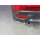Защита задняя уголки 42 мм ТСС для Mazda CX-9 2017-2021