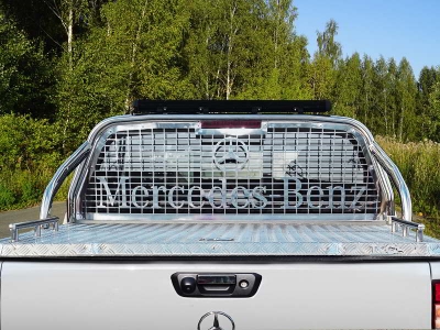 Защита кузова и заднего стекла с фарой для крышки 75х42 мм для Mercedes-Benz X-Class № MERXCL18-51