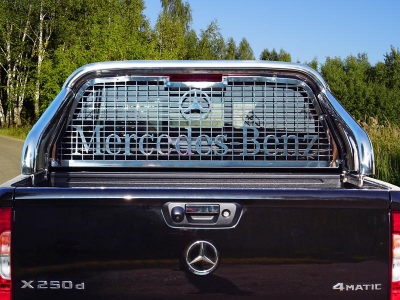 Защита кузова и заднего стекла 76 мм для Mercedes-Benz X-Class 2018-2021