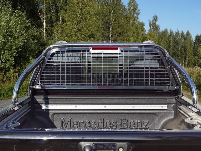 Защита кузова и заднего стекла без надписи 75х42 мм для Mercedes-Benz X-Class № MERXCL18-43