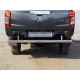 Защита задняя овальная центральная 120х60 мм ТСС для Mitsubishi L200 2019-2021