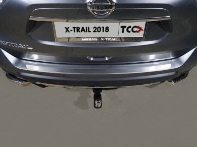 Накладка на задний бампер шлифованный лист для Nissan X-Trail T32 № NISXTR18-08