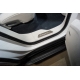 Накладки на пороги на пластик вставка зеркальный лист надпись Cayenne Turbo 4 штуки ТСС для Porsche Cayenne Turbo 2018-2021