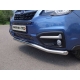 Защита переднего бампера 60 мм ТСС для Subaru Forester 2016-2018