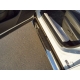 Пороги овальные с накладкой 120х60 мм ТСС для Subaru Forester SK 2018-2021