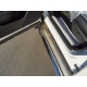 Пороги с площадкой нержавеющий лист 75х42 мм ТСС для Subaru Forester SK 2018-2021