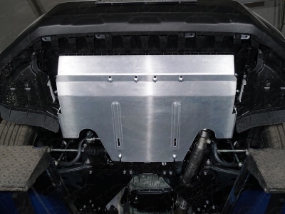 Защита картера большая ТСС алюминий 4 мм для авто без передней защиты для Subaru Forester SK № ZKTCC00385
