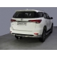 Защита задняя двойные уголки 76-42 мм ТСС для Toyota Fortuner 2017-2020