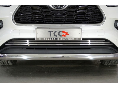 Накладка решетки радиатора нижняя 12 мм для Toyota Highlander № TOYHIGHL20-10