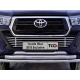 Решётка радиатора нижняя 12 мм ТСС для Toyota Hilux Exclusive 2018-2021