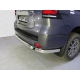Защита заднего бампера центральная овальная 75х42 мм ТСС для Toyota Land Cruiser Prado 150 2017-2020