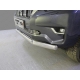 Защита передняя овальная 75х42 мм ТСС для Toyota Land Cruiser Prado 150 2017-2020
