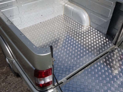 Защитный вкладыш для дна кузова из алюминия ТСС для УАЗ Патриот Пикап 2015-2021