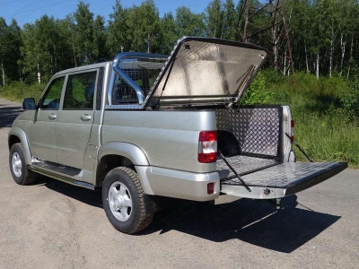 Крышка кузова алюминий ТСС для УАЗ Патриот Пикап 2015-2021
