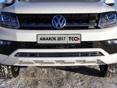 Накладка решётки радиатора 12 мм для Volkswagen Amarok № VWAMAR17-60