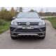 Защита передняя кенгурин 60-42 мм ТСС для Volkswagen Touareg R-Line 2014-2017
