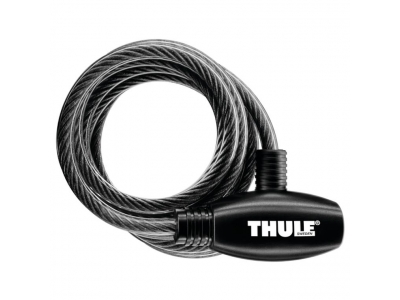 Thule Cable Lock - стальной кабель в пластиковой оплетке позволит поместить велосипед на крепление и обеспечит максимальную защиту от кражи