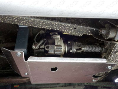 Защита раздаточной коробки ТСС алюминий 4 мм для УАЗ Патриот 2015-2021