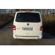 Защита заднего бампера уголки 42 мм ТСС для Volkswagen Multivan/Caravelle 2009-2015