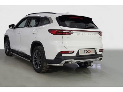 Защита задняя уголки 42 мм для Cheryexeed TXL № CHEREXETXL20-30