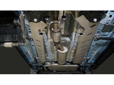 Защита топливной магистрали (алюминий) 4мм для Kaiyi X3 Pro 1.5 2022 – н.в.  ZKTCC00657