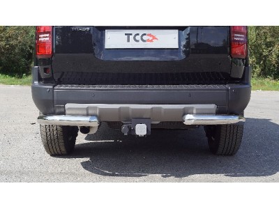 Накладки на пороги (лист шлифованный надпись Toyota) 4шт для Toyota Land Cruiser 250 Prado 2024-н.в. №TOYLC25024-01