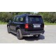 Защита задняя (уголки) 76,1 мм для Toyota Land Cruiser 250 Prado 2024-н.в.